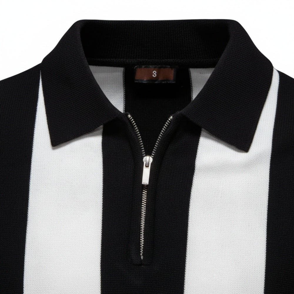 Hayes Striped Knit Polo