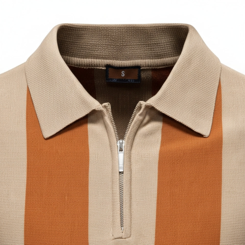 Hayes Striped Knit Polo
