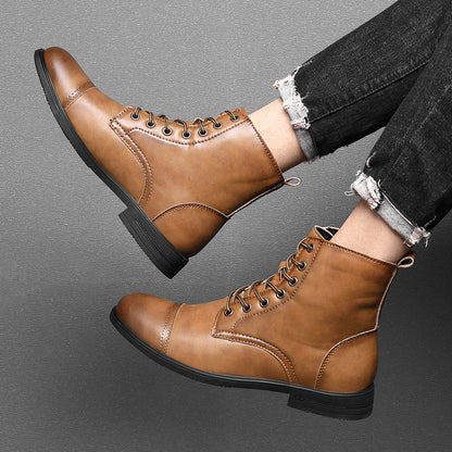 Hudson Lace-Up Boots