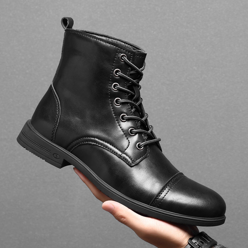 Hudson Lace-Up Boots