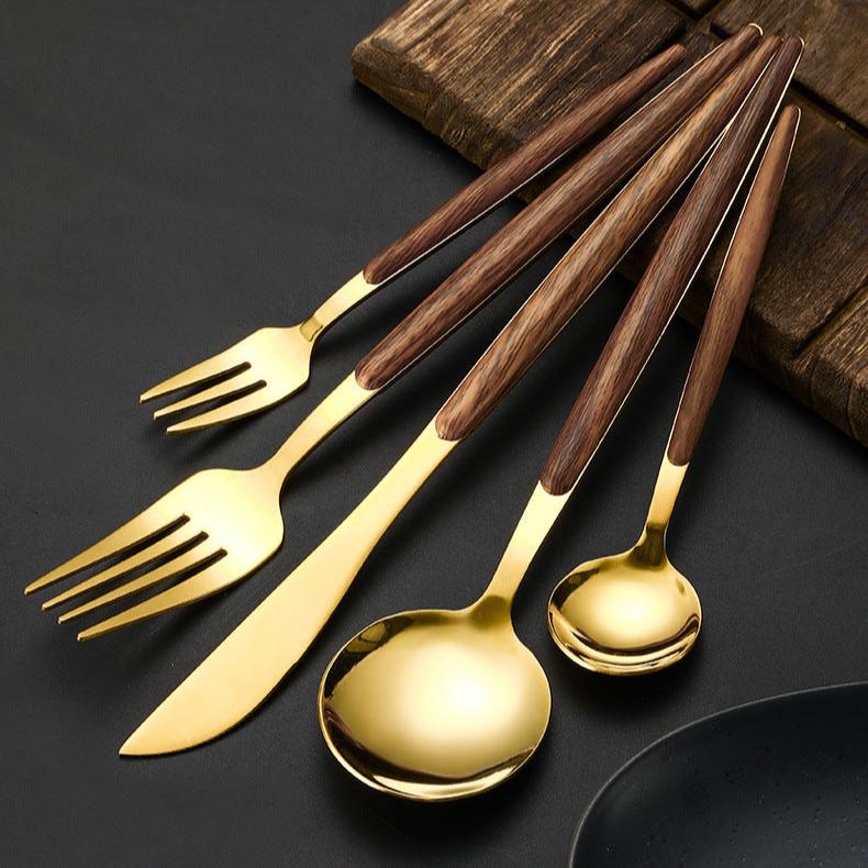 Fine Wooden Cutlery Set