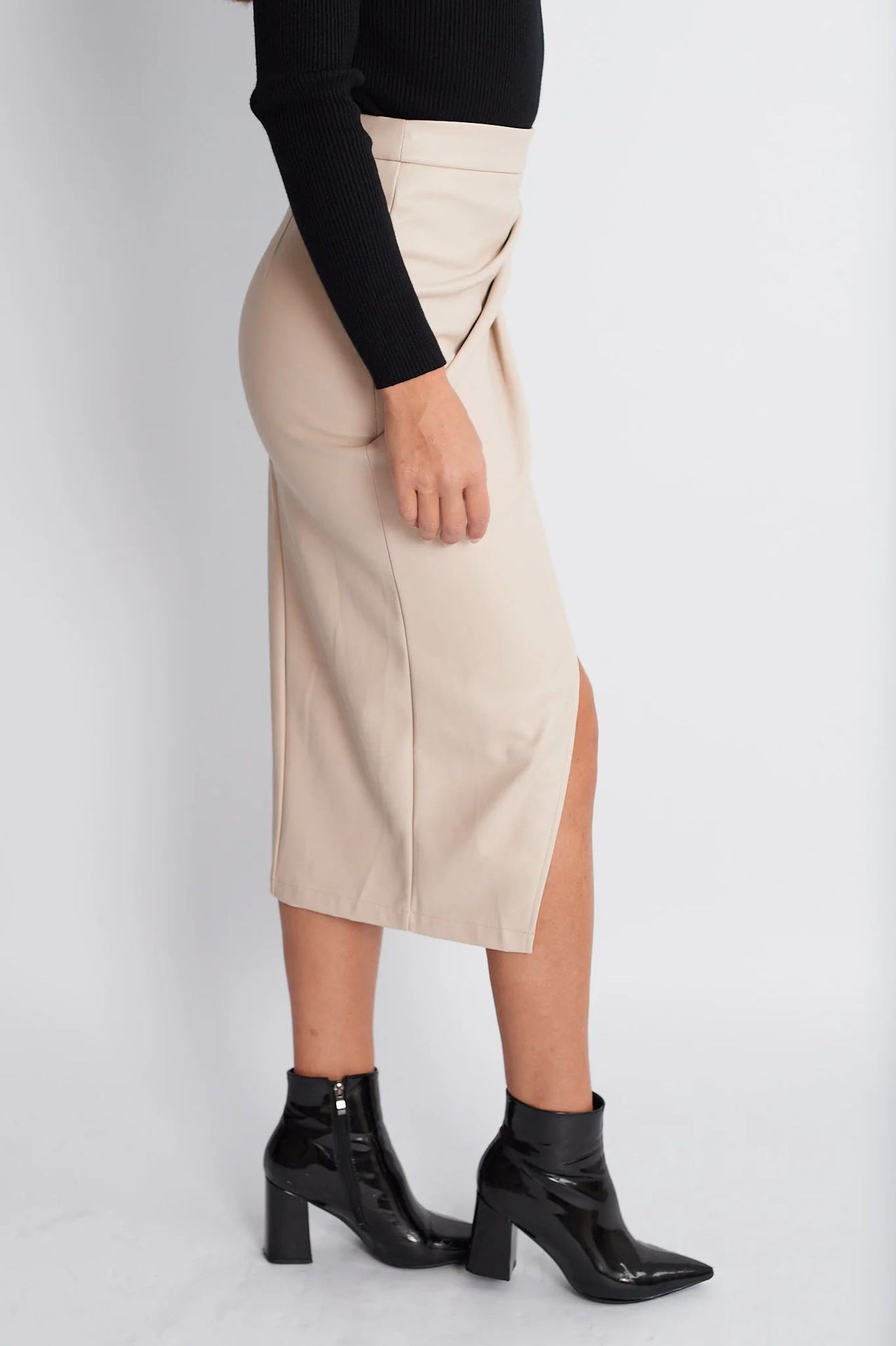 Folded Midi Skirt