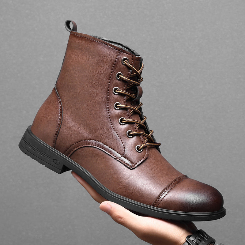 Hudson Lace-Up Boots