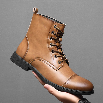 Hudson Lace-Up Boots