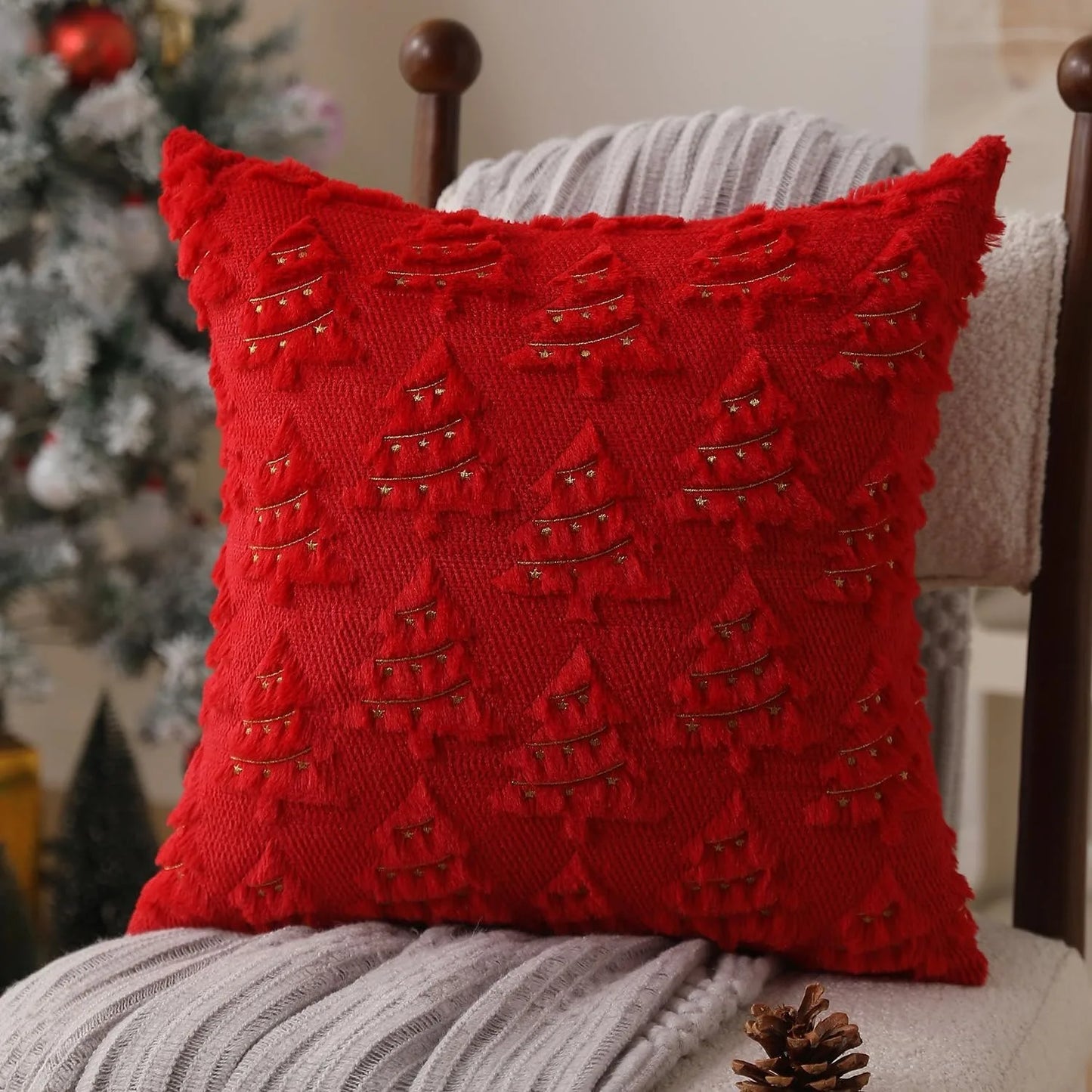 Christmas Trees Pillow Covers