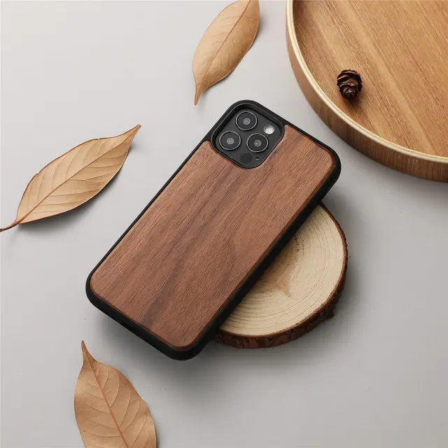 Minimalist Wooden iPhone Case