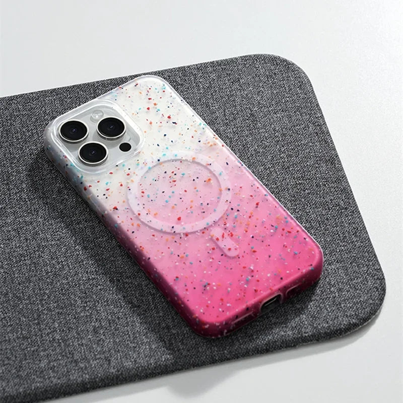 Glitter Dots iPhone Case