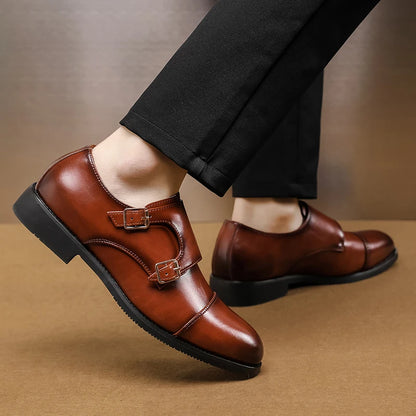 Heritage Genuine Leather Monk Strap