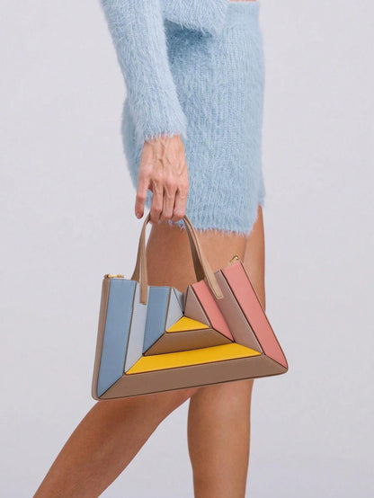 Pastel Geometric Bag