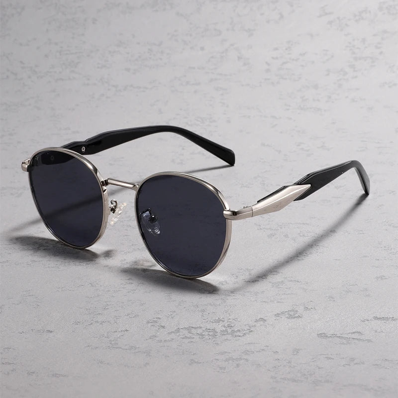 Modern Edge Round Sunglasses