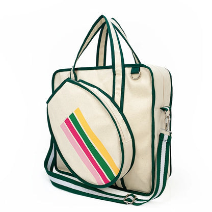 Retro Canvas Pickleball Bag