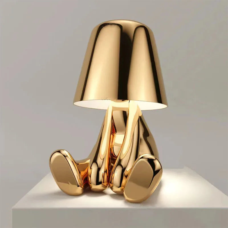 Golden Thinker Lamps