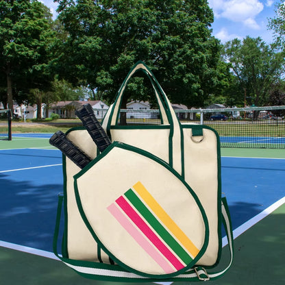 Retro Canvas Pickleball Bag