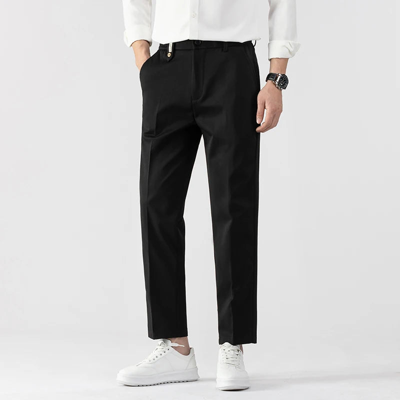 Straight Fit Tailored Trousers