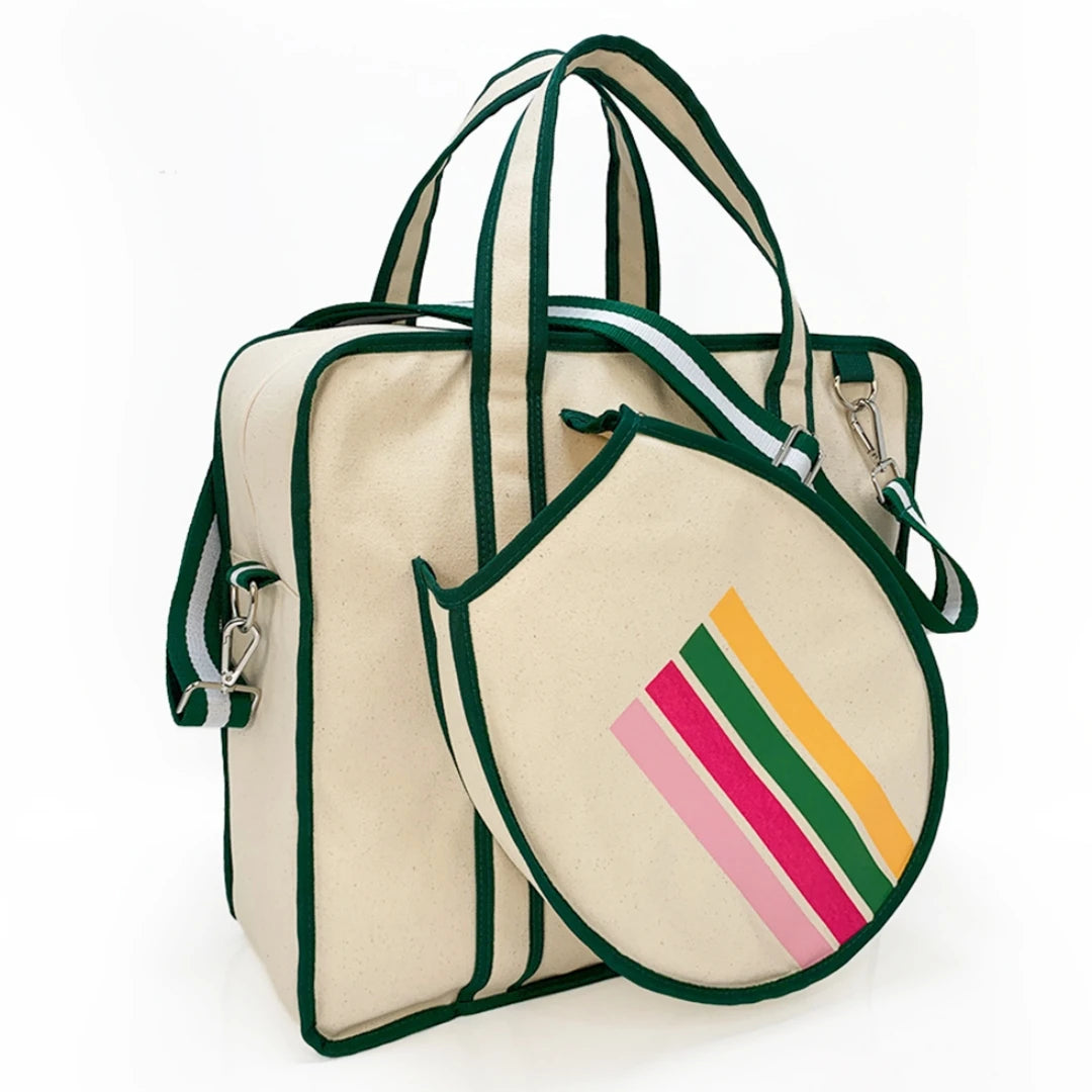 Retro Canvas Pickleball Bag