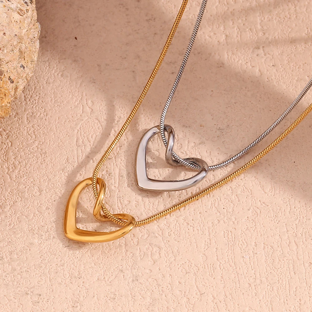 Woven Love Heart Necklace