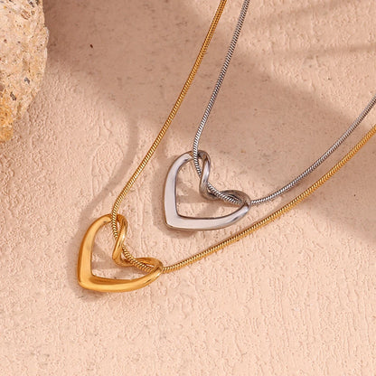 Woven Love Heart Necklace