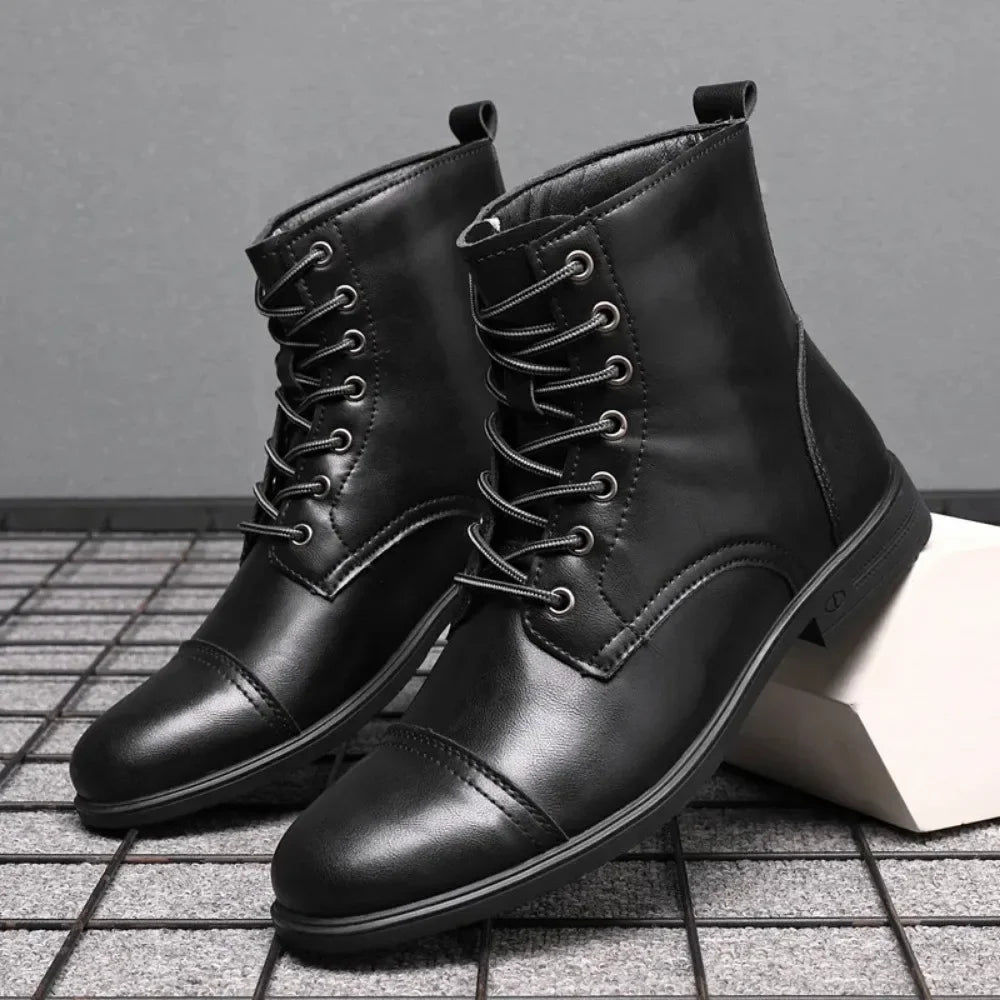 Hudson Lace-Up Boots