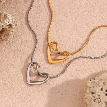 Woven Love Heart Necklace