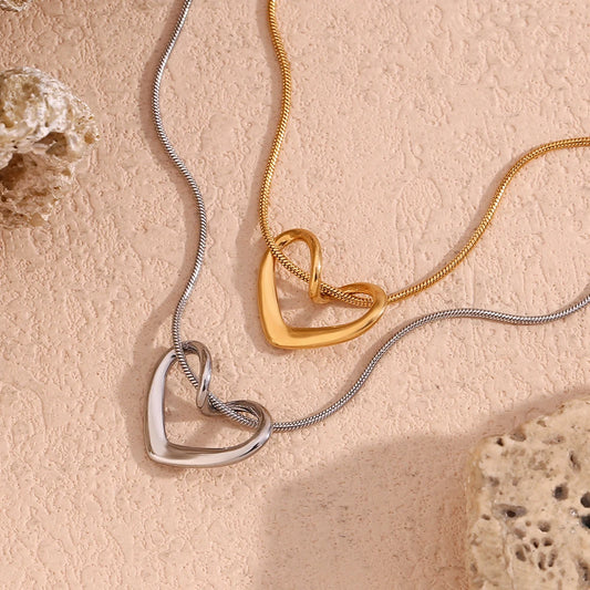 Woven Love Heart Necklace