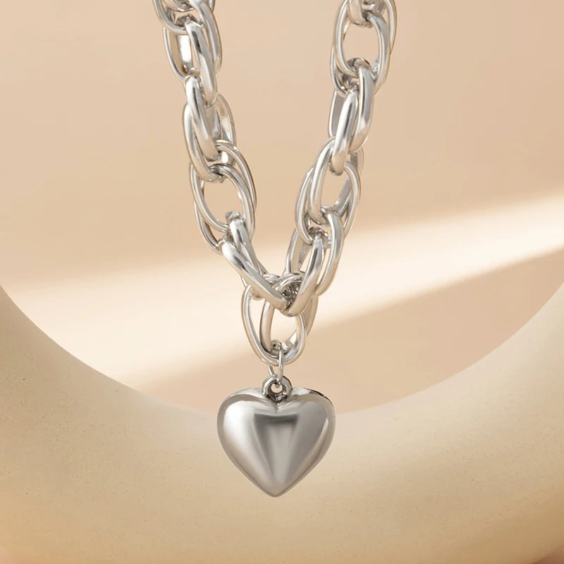 Punk Heart Necklace