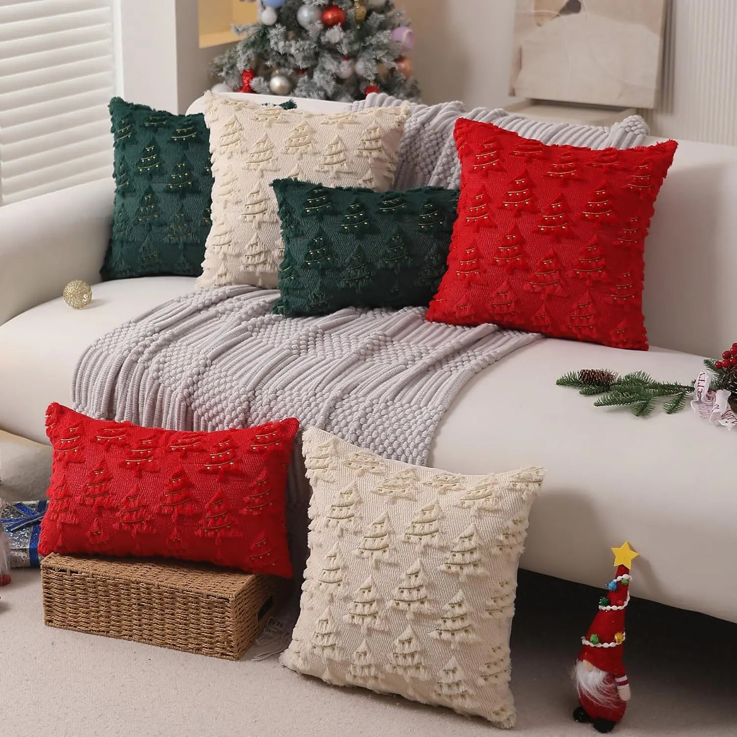 Christmas Trees Pillow Covers