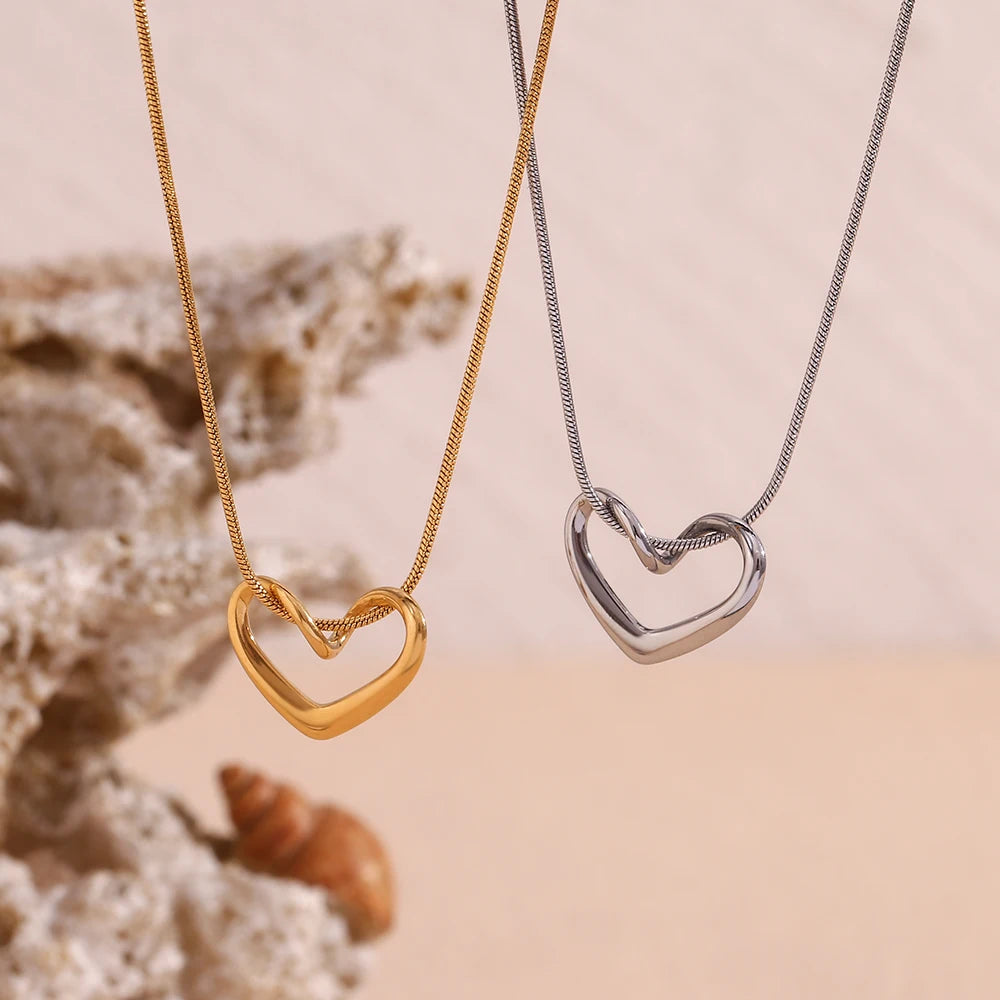 Woven Love Heart Necklace