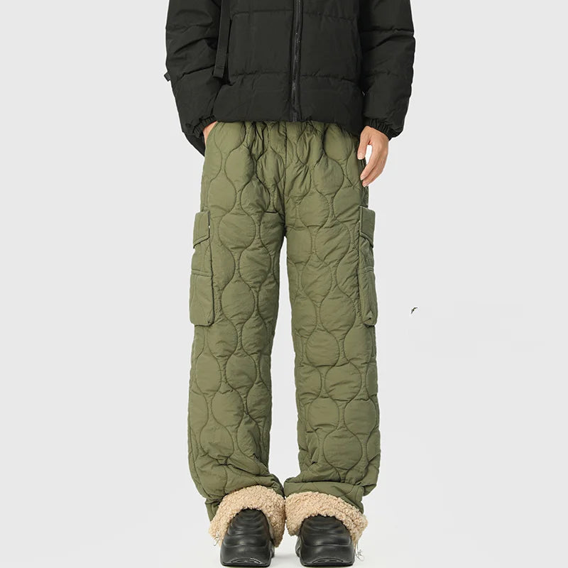 Quilted Thick Fleece Pants