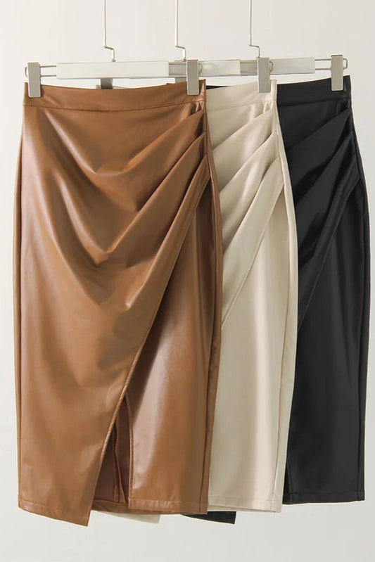 Folded Midi Skirt