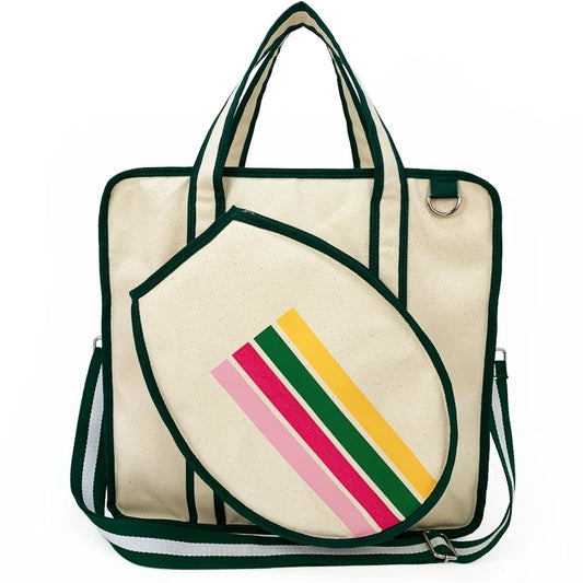 Retro Canvas Pickleball Bag