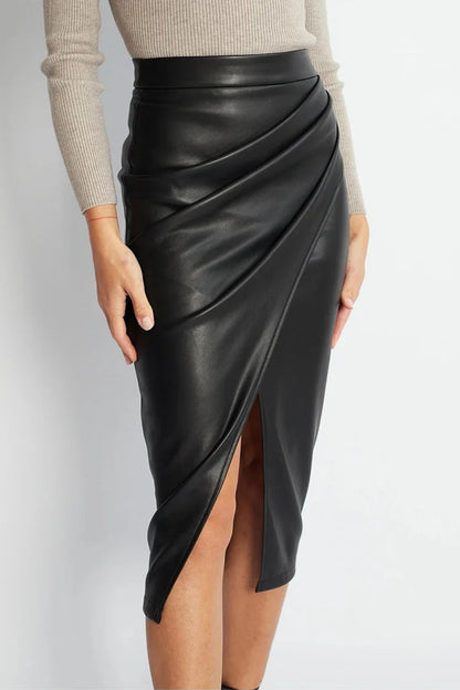 Folded Midi Skirt