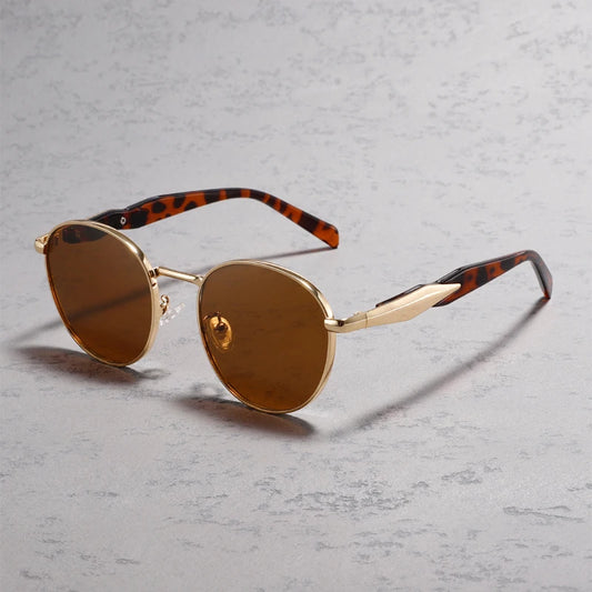 Modern Edge Round Sunglasses