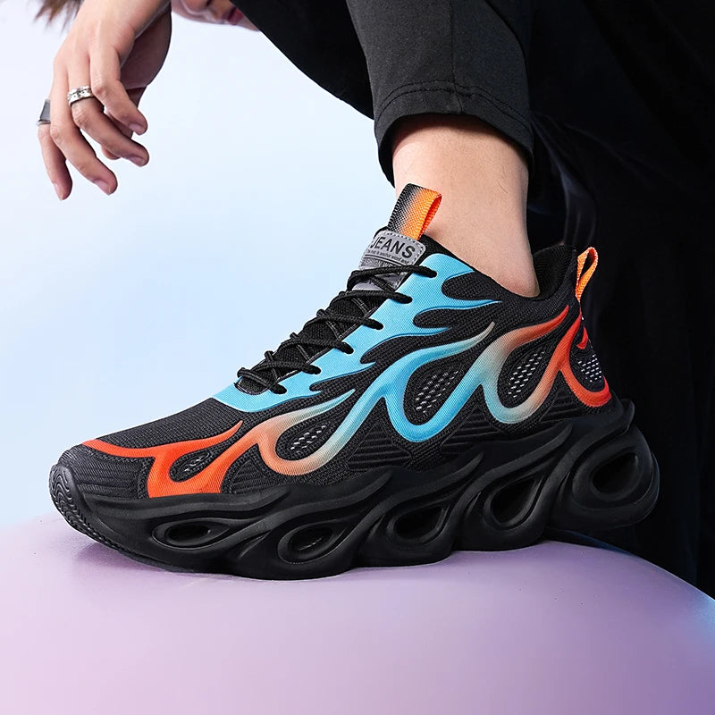 Striking Flame Sneakers