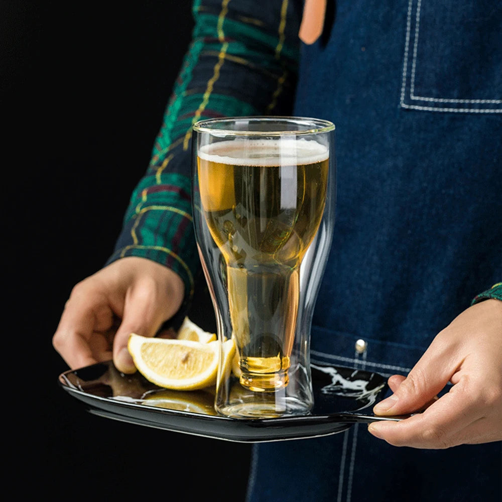 Flipped Beer Glass