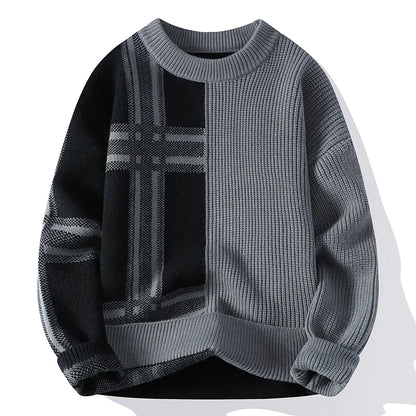 Crossline Thick Knit Sweater