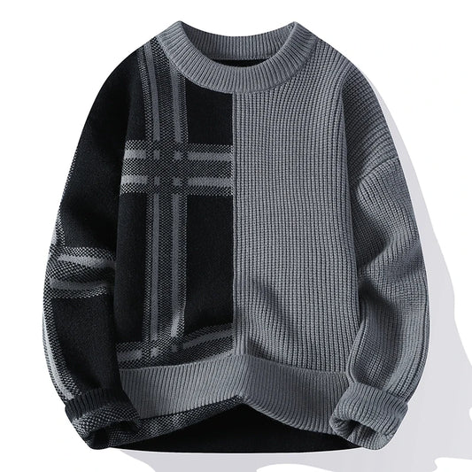 Crossline Thick Knit Sweater