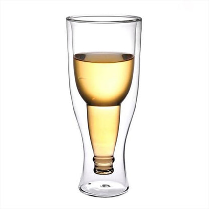 Flipped Beer Glass