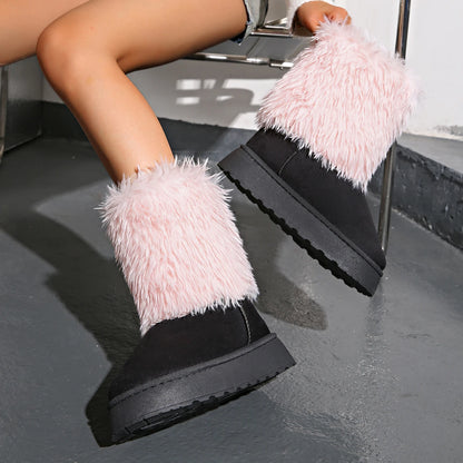 Faux Fur Snow Boots