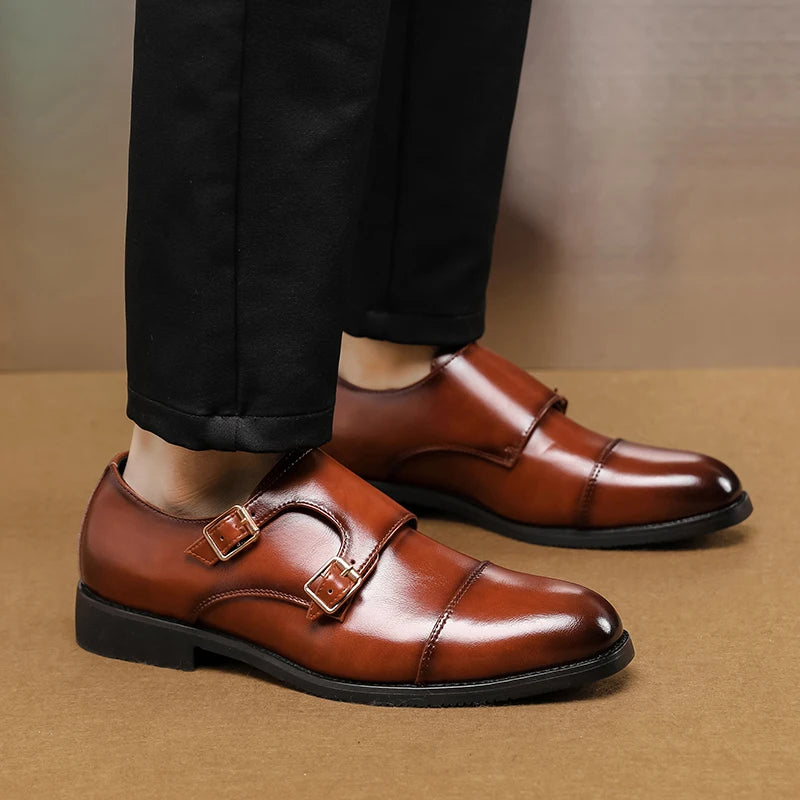 Heritage Genuine Leather Monk Strap