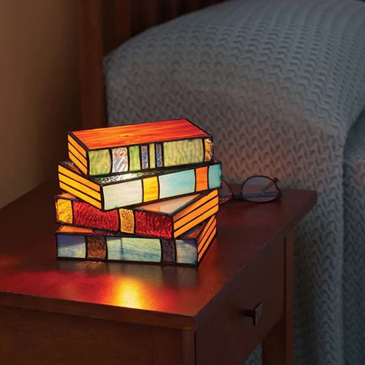 Vintage Books Night Light