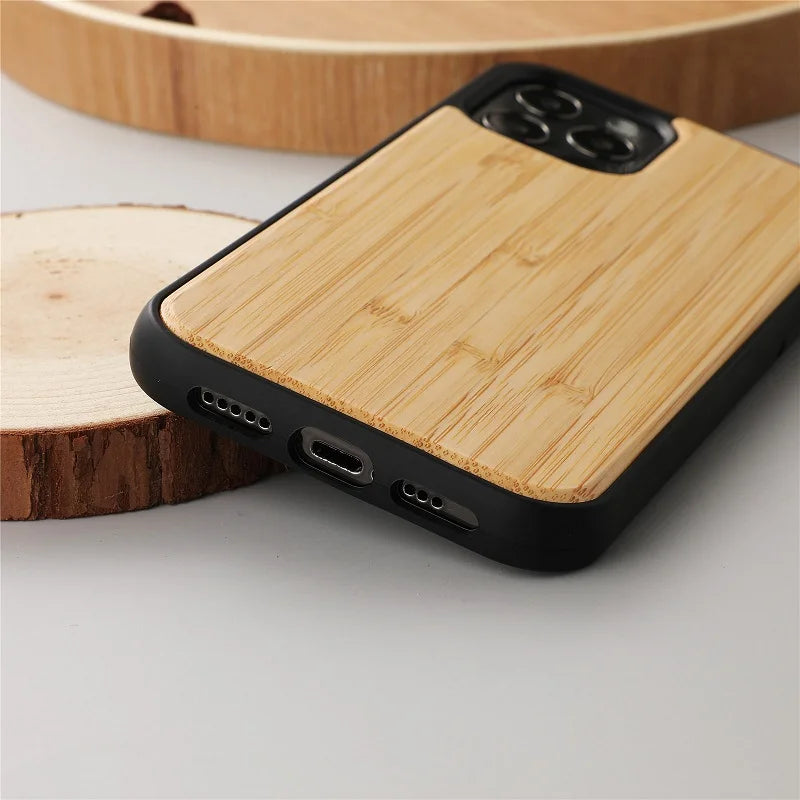 Minimalist Wooden iPhone Case