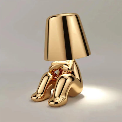 Golden Thinker Lamps