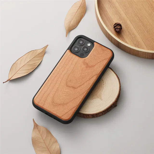 Minimalist Wooden iPhone Case