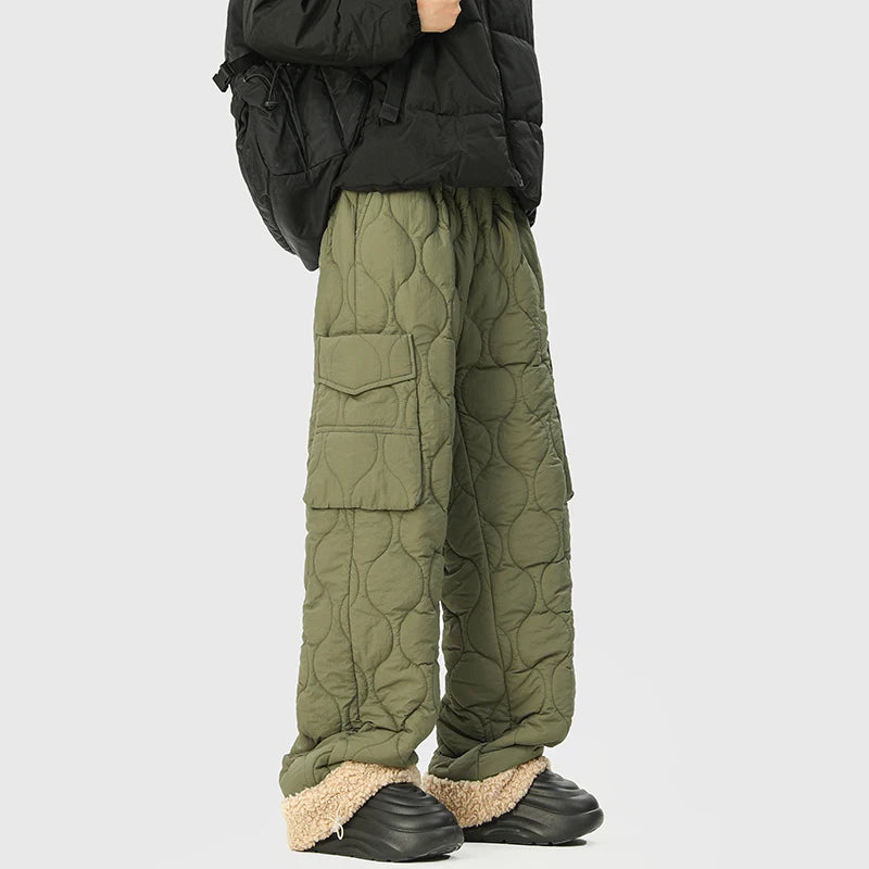 Quilted Thick Fleece Pants