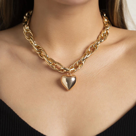 Punk Heart Necklace