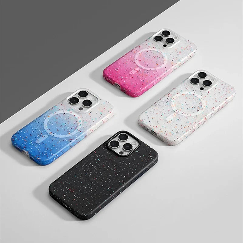 Glitter Dots iPhone Case