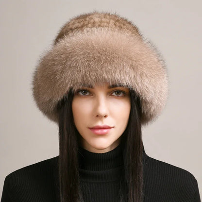 Natural Mink Fur Hat