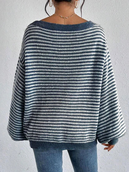 Avery Oversized Striped Sweater