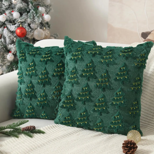 Christmas Trees Pillow Covers