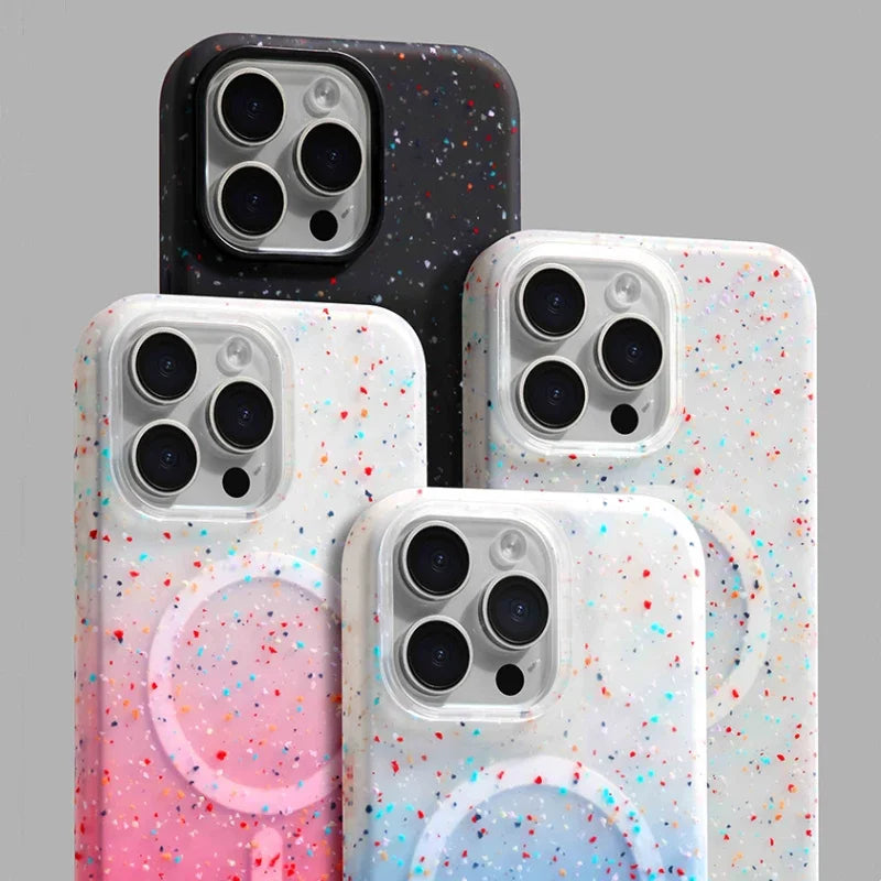 Glitter Dots iPhone Case